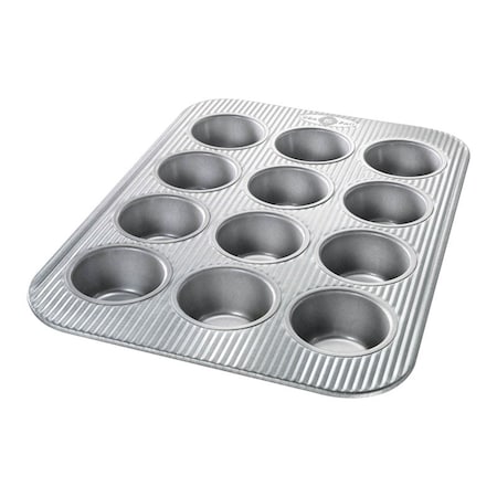 Usa Pan USA Pan 11-1/8 in. W X 15-3/4 in. L Muffin Pan Silver 1200MF-6